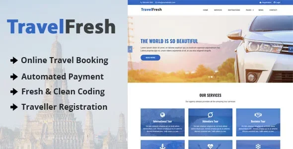 Traxo - Travel Agency CMS with Online Booking System v1.1
