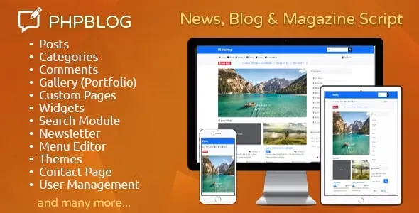 phpBlog - Content Management System v1.2