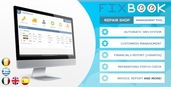 FixBook - Repair Shop Management Tool v3.0