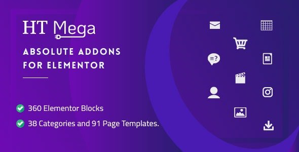 HT Mega Pro – Absolute Addons for Elementor Page Builder - v1.7.8