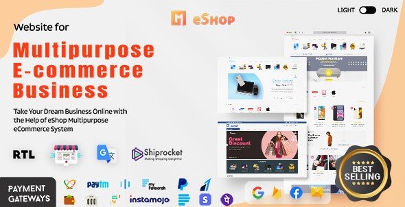 eShop Web v2.8.2 - Multi Vendor eCommerce Marketplace / CMS - nulled