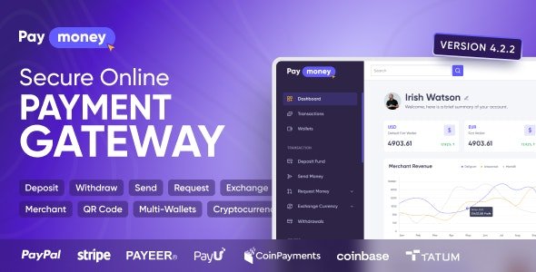 PayMoney v4.1.1 - Secure Online Payment Gateway - nulled