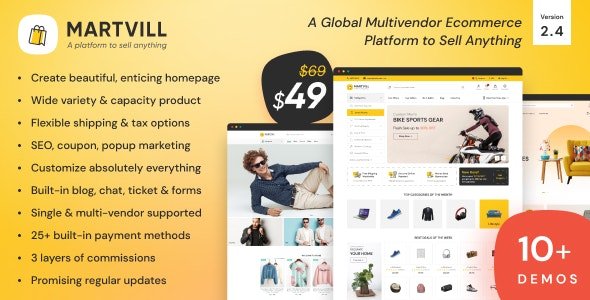 Martvill v2.2.0 - A Global Multivendor Ecommerce Platform to Sell Anything - nulled