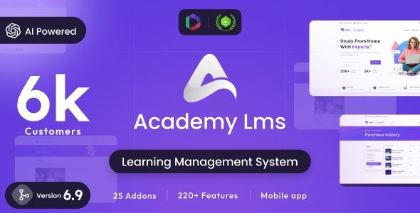 Academy LMS v6.7 - Learning Management System - nulled