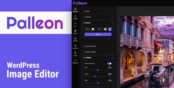 Palleon v3.8.1 - WordPress Image Editor