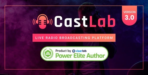 CastLab - Live Radio Broadcasting Platform - v3.0