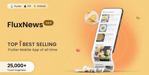 FluxNews - Flutter mobile app for Wordpress - v4.1.1