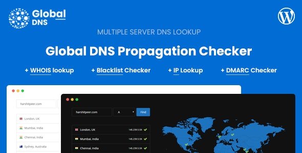 Global DNS v2.3.0 - Multiple Server - DNS Propagation Checker - WP