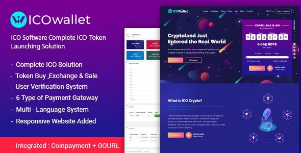 ICOWallet v3.0 - Complete ICO Software and Token Launching Solution - nulled