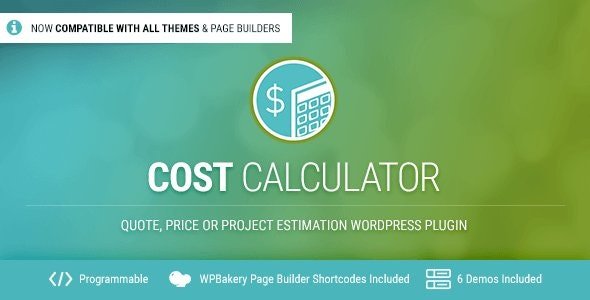 Cost Calculator v2.3.9 - WordPress Plugin