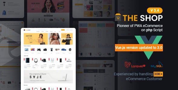 The Shop v2.0 - PWA eCommerce cms - nulled