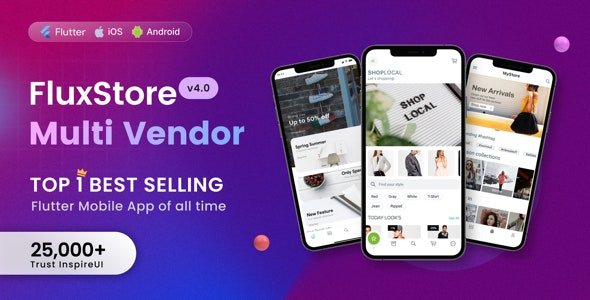 Fluxstore Multi Vendor v3.7.0 - Flutter E-commerce Full App