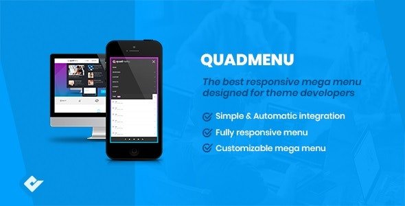 QuadMenu - Themes Developer Mega Menu - v3.1.5