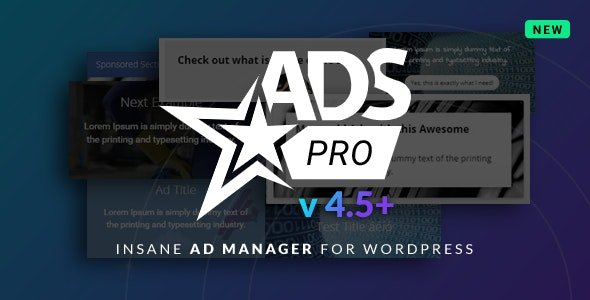 Ads Pro Plugin v4.8.5 - Multi-Purpose Advertising Manager