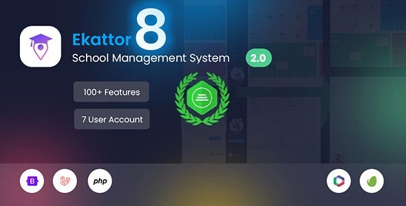 Ekattor 8 v1.4 - School Management System (SAAS) - nulled