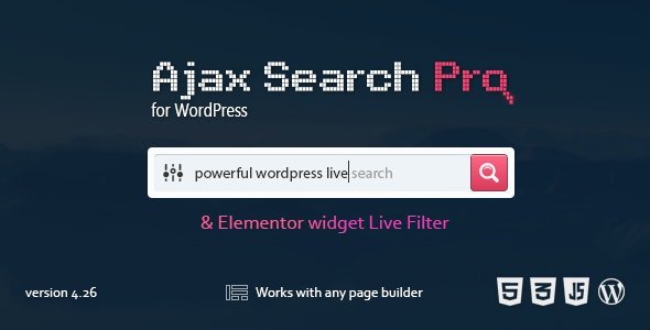 Ajax Search Pro for WordPress v4.26