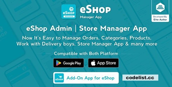 eShop v4.0.2 - Ecommerce Admin / Store Manager app