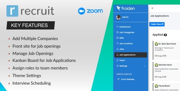 Recruit v2.3.8 - Recruitment Manager - nulled