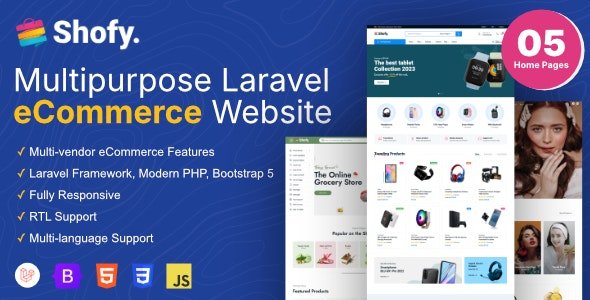 Shofy v1.3.8 - eCommerce & Multivendor Marketplace Laravel Platform - nulled