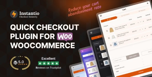 Instantio v3.1.7 - WooCommerce All in One Cart and Checkout