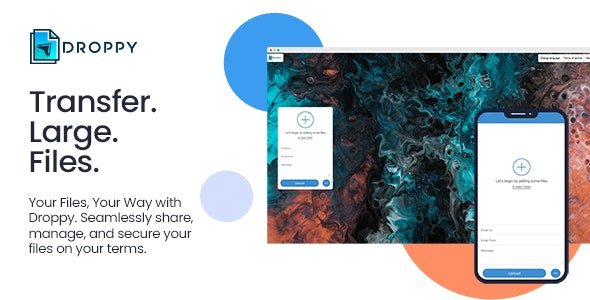 Droppy v2.5.0.1 - Online file transfer and sharing - nulled
