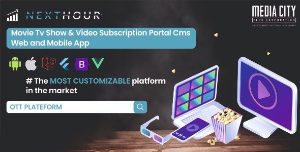 Next Hour - Movie Tv Show & Video Subscription Portal Cms Web and Mobile App - v6.3