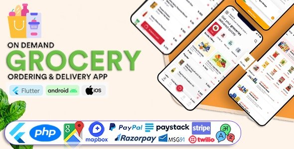 GoGrocer v1.7.6 - Grocery Vegetable Store Delivery Mobile App with Admin Panel - nulled