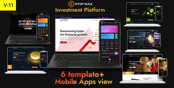 HYIP MAX v7.6 - high yield investment platform