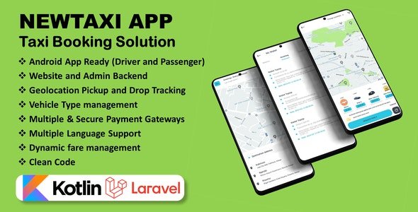 NewTaxi App v1.4 - Online Taxi Booking App With Admin Panel