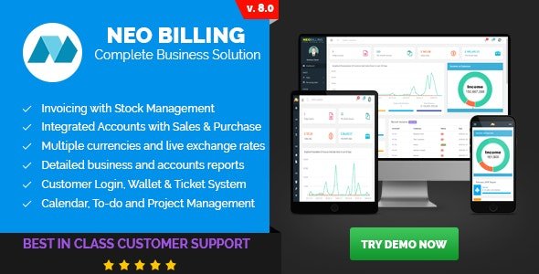 Neo Billing v8.0 - Accounting, Invoicing And CRM Software - nulled