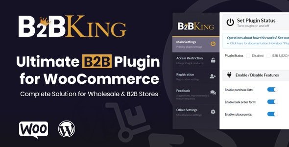 B2BKing v4.5.80 - The Ultimate WooCommerce B2B & Wholesale Plugin