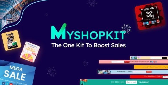 MyShopKit v1.0.5 - WooCommerce Coupon Popup, SmartBar, Slide In