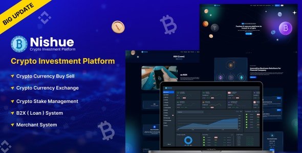 Nishue 4.2 - CryptoCurrency Buy Sell Exchange and Lending with MLM System - nulled