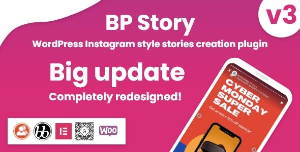 BP Story v3.1.4 - Instagram style stories for WordPress
