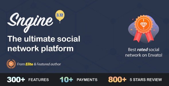 Sngine v3.9 - The Ultimate PHP Social Network Platform - nulled