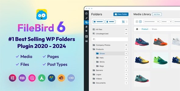 FileBird v5.4 - WordPress Media Library Folders
