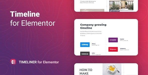 Timeliner - Timeline for Elementor - v1.0.5