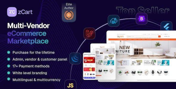 zCart v2.9.0 - Multi-Vendor eCommerce Marketplace - nulled