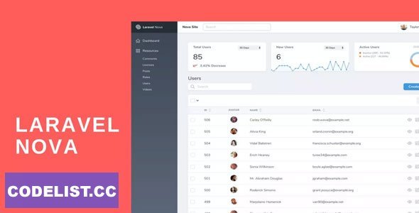 Laravel Nova v4.26.3 - Administration Panel For Laravel - nulled