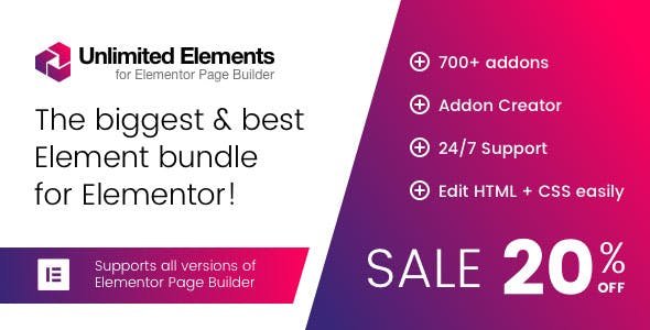Unlimited Elements for Elementor Page Builder v1.5.78