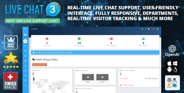 Live Support Chat - Live Chat 3 - v5.1.4