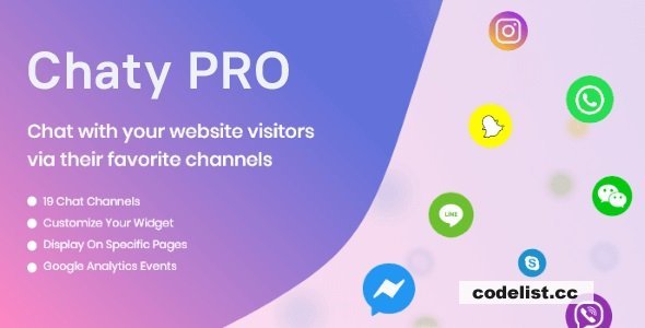Chaty Pro v3.0.9 – Floating Chat Widget, Contact Icons, Messages, Telegram, Email, SMS, Call Button