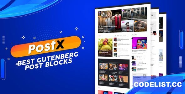 PostX Pro v1.7.3 - Gutenberg Post Blocks