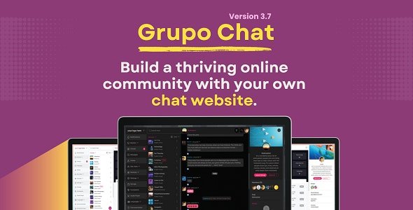 Grupo Chat v3.5 - Chat Room & Private Chat PHP Script - nulled