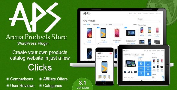 Arena Products Store v3.2 - WordPress Plugin