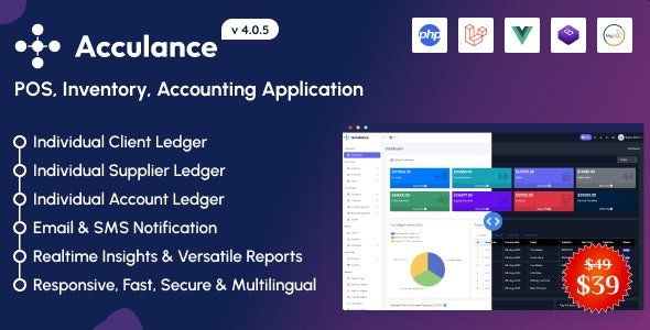Acculance v4.0.7 - POS, Inventory, Accounting Application - nulled