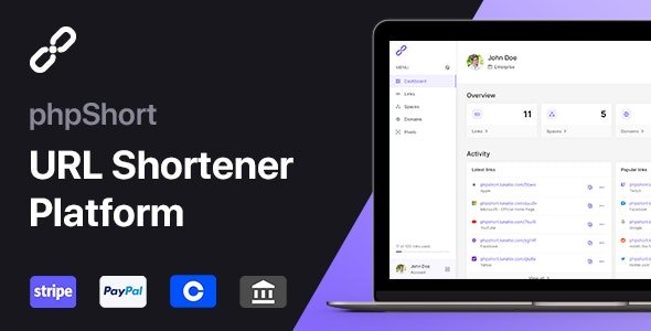 phpShort v48 - URL Shortener Platform - nulled