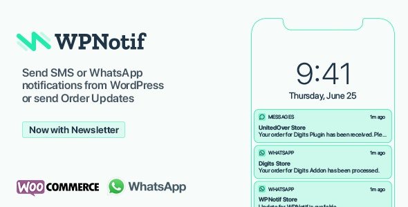 WPNotif - WordPress SMS & WhatsApp Notifications - v3.0.1.1