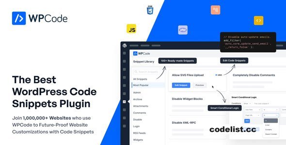 WPCode Pro - The Best WordPress Code Snippets Plugin - v2.2.6