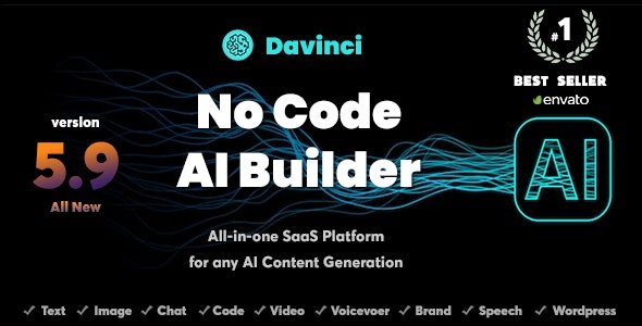 OpenAI Davinci v6.2 - AI Writing Assistant and Content Creator as SaaS - nulled